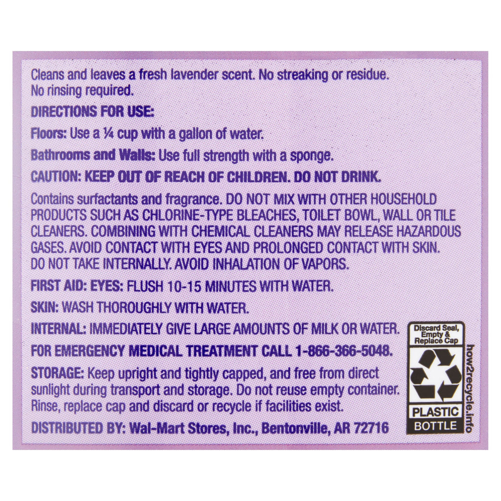 Lavender Scent Multi-Purpose Cleaner, 1 Gallon